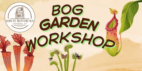 Carnivorous Bog Bowl Workshop