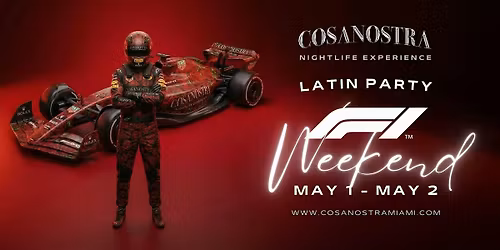F1 Weekend Latin Party | Miami Race Week