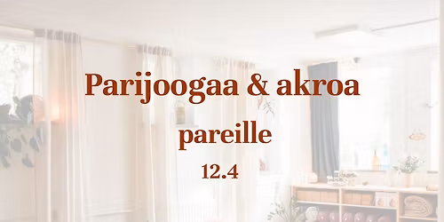 Parijoogaa & akroa - pareille