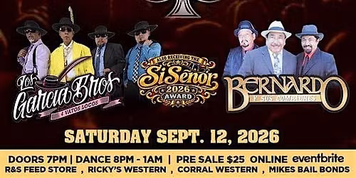 Ricky Naranjo y Los Gamblers, Garcia Brothers and Bernardo y sus Compadres