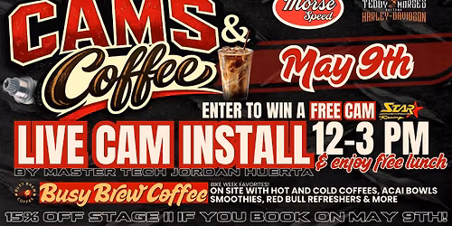 Cams & Coffee - LIVE cam install