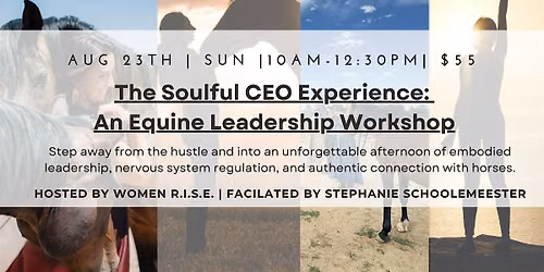 The Soulful CEO Experience: An Equine Leadership Workshop