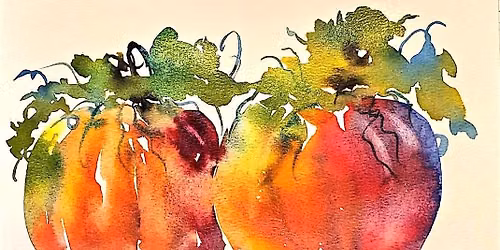 Harvest Pumpkins  Watercolor Workshop