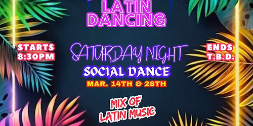 Buenas Vibras Social Dance @ THE BARN LIGHT BAR