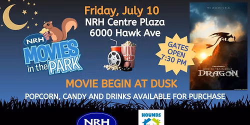 NRH Movies in the Park Summer Movie Night