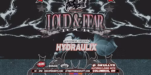 BEASTBOI + HYDRAULIX  @ LeBOOM  6\/20\/26 SKULLYS MUSIC-DINER