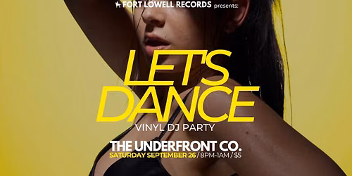 LET'S DANCE Vinyl DJ Party, Sep 26
