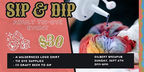 Sip and Dip: Tie Dye with AZW