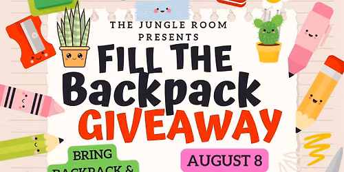 Fill the Backpack Giveaway!\ud83c\udf92