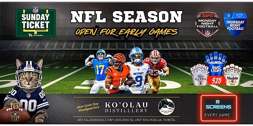 NFL Sunday Watch Party! - Streaming all games!