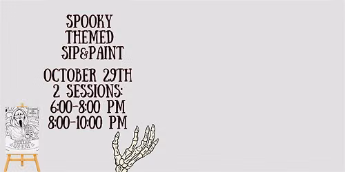 Spooky Paint & Sip @ Salazar