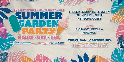 Summer Garden Party - August Bank Holiday