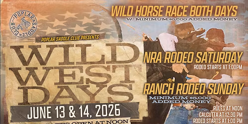 Wild West Days!