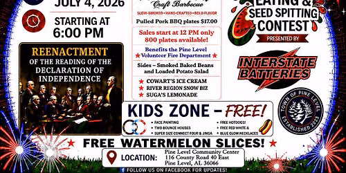 Town of Pine Level 4th of July Celebration