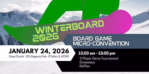 WINTERBOARD 2026 - a one-day board gaming micro-con