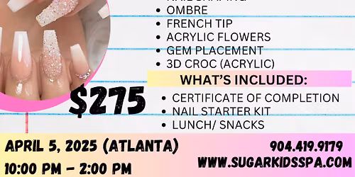YOUTH NAIL ART WORKSHOP - ATLANTA