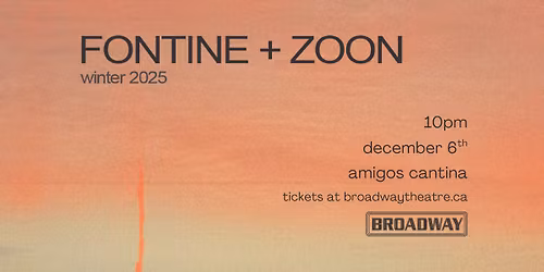 Fontine & Zoon at Amigos Cantina