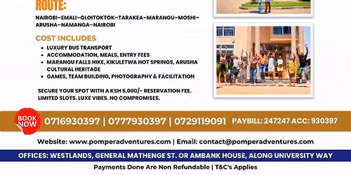 ARUSHA, MOSHI & KIKULETWA @ 19,000\/-