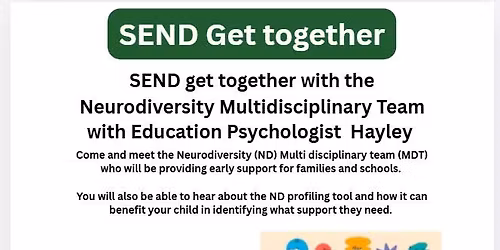 SEND Get Together Coffee Morning With Hayley Educational Psychologist 