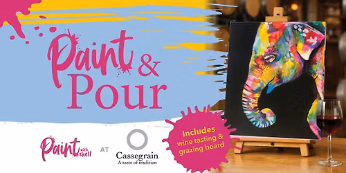 Paint & Pour at Cassegrain Wines - Elephant
