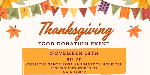 Thanksgiving Food Donation