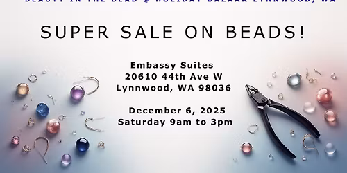 Beauty in the Bead @ Holiday Bazaar Lynnwood Embassy Suites