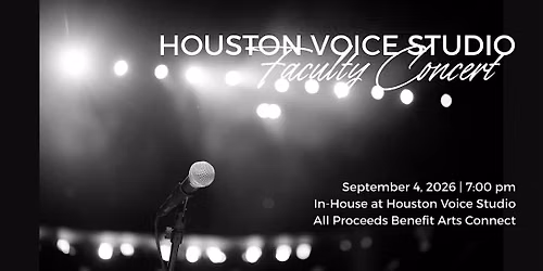 Houston Voice Studio Faculty Concert 2026