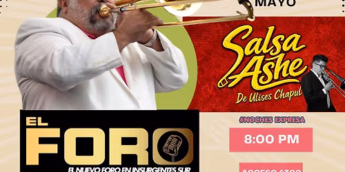 TRIBUTO A WILLIE COLON con salsa Ash\u00e9 de Ulises chapul
