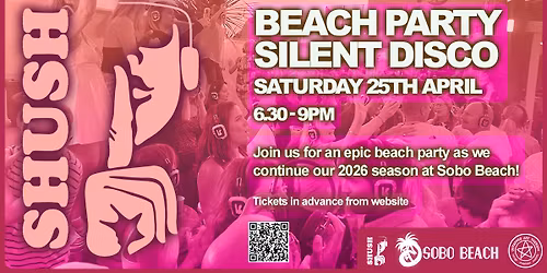 Beach Party Silent Disco at Sobo Beach