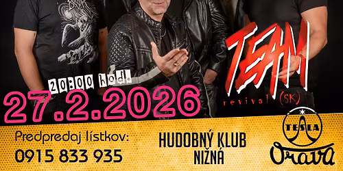 TEAM revival (SK) @ Hudobn\u00fd klub TESLA ORAVA