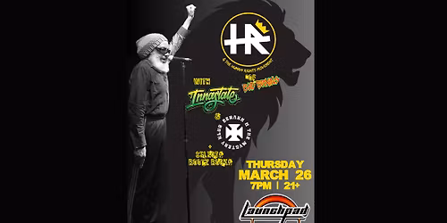 HR (of Bad Brains) * Innastate * Ezrakh * Selecta Rootz Rocka