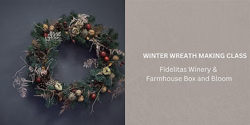 Winter Wreath Making Class