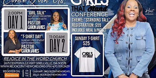 GIRLS THAT STAND CONFERENCE | Theme Standing Tall