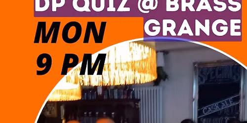 Brass Monkey Grange MONDAY Quiz
