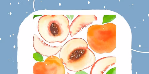 Watercolor Workshop: Peaches! $42