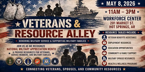 Veterans & Resource Alley Event at the Workforce Center