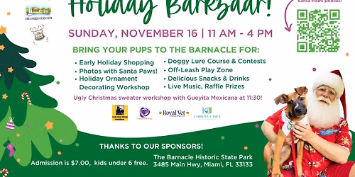 The Holiday Barkzaar! Pup-Friendly holiday shopping for a good cause!