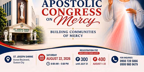 Cubao Diocesan Apostolic Congress on Mercy 2026