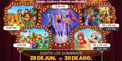 NUEVO FESTIVAL DE TEATRO INFANTIL PARA TODA LA FAMILIA TODOS LOS DOMINGOS LOS NI\u00d1OS PAARTICIPAN 
