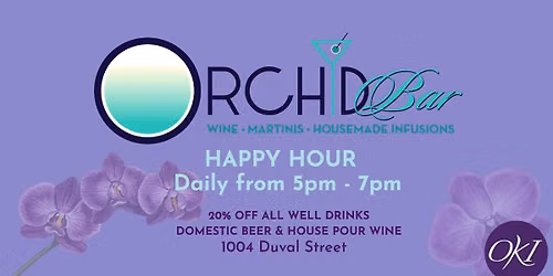 Daily Happy Hour at Orchid Key Inn Bar