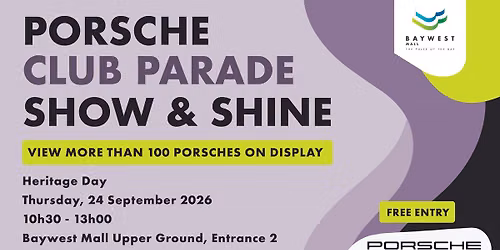 Porsche Club Parade Show & Shine 