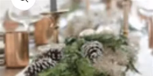 Holiday Table Arrangement