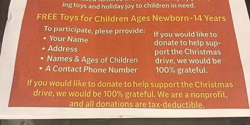 Christmas toy giveaway