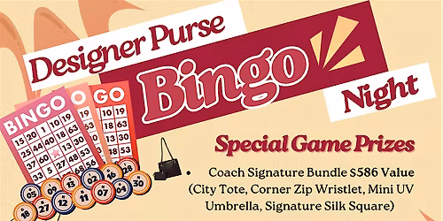 Designer Purse Bingo