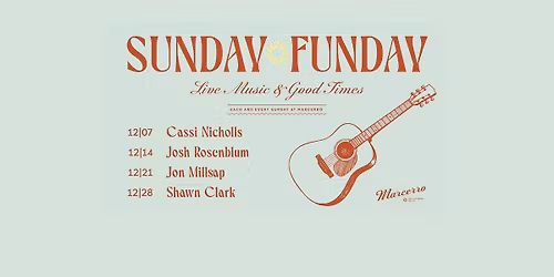 Sunday Funday \u2600\ufe0f Weekly Live Music, Games, Golf & Family-Friendly Activities @ Marcerro SLO