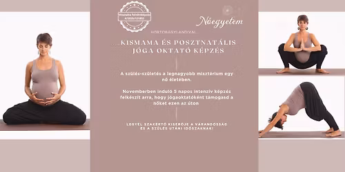 Kismama \u00e9s posztnat\u00e1lis j\u00f3gaoktat\u00f3i k\u00e9pz\u00e9s