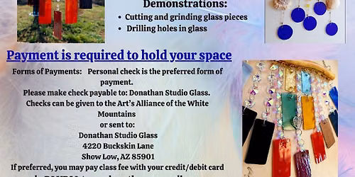 Stained Glass Wind Chime Workshop