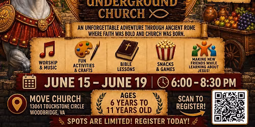 Vacation Bible School- Paul and the Underground Church