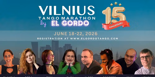 Vilnius Summer tango marathon 2026 by El Gordo