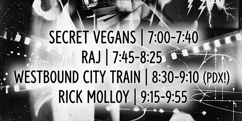 Secret Vegans\/RAJ\/Westbound City Train\/Rick Molloy